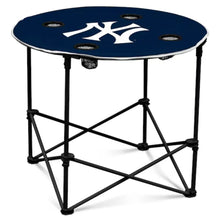 Mesa Plegable Redonda Logo MLB Yankees