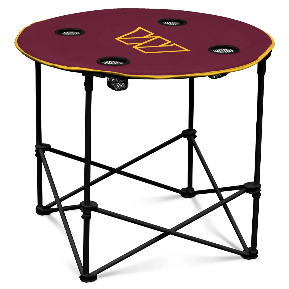 Mesa Plegable Redonda Logo NFL Commanders
