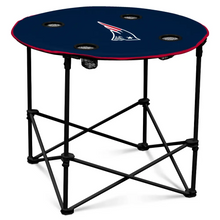 Mesa Plegable Redonda Logo NFL Patriots
