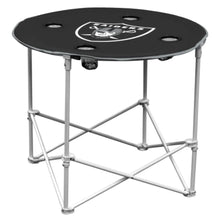 Mesa Plegable Redonda Logo NFL Raiders