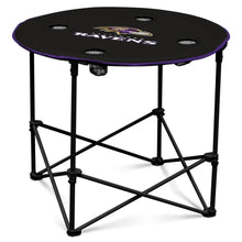 Mesa Plegable Redonda Logo NFL Ravens
