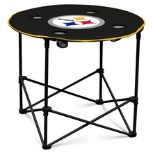 Mesa Plegable Redonda Logo NFL Steelers