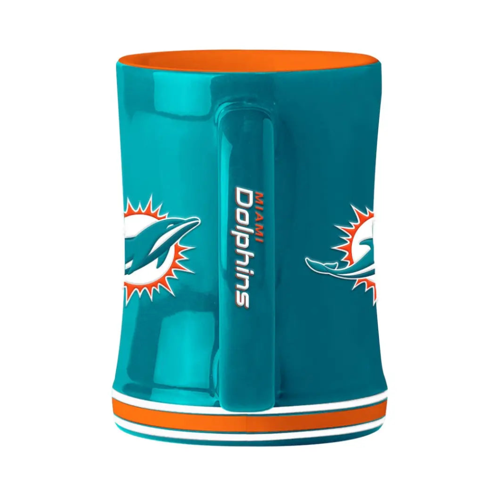 Taza NFL Relief Miami Dolphins 14 Oz
