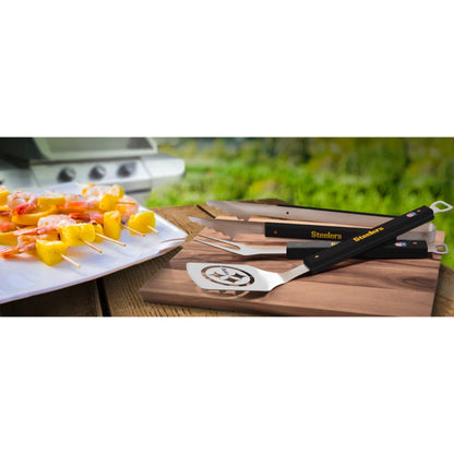 Set NFL 3 Pzas BBQ Spirit Series Steelers