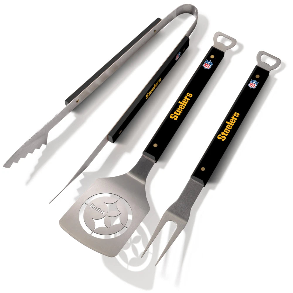 Set NFL 3 Pzas BBQ Spirit Series Steelers
