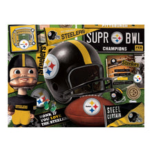 Rompecabezas YouTheFan NFL Retro Pittsburgh Steelers