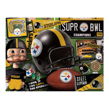 Rompecabezas YouTheFan NFL Retro Pittsburgh Steelers