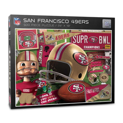 Rompecabezas YouTheFan NFL Retro San Francisco 49Ers