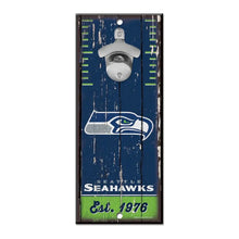 Letrero Madera Con Destapador Wincraft NFL Seahawks
