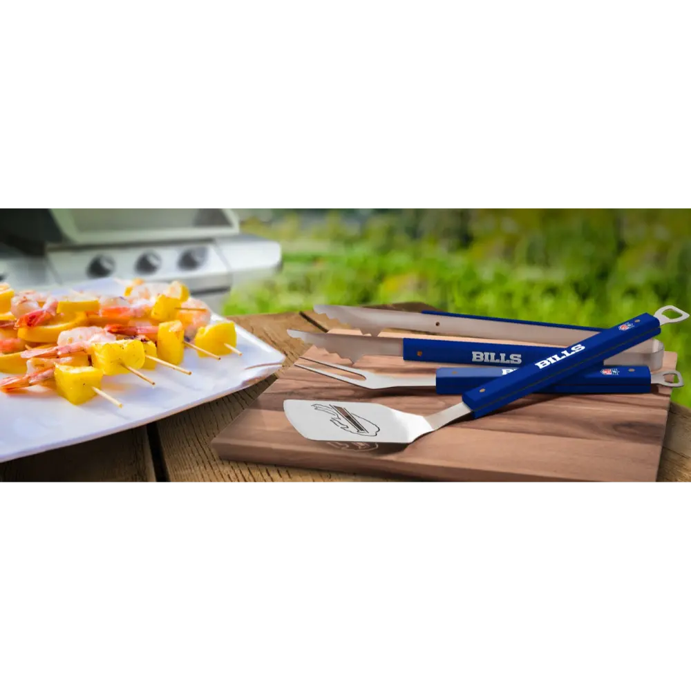 Set NFL 3 Pzas BBQ Spirit Series Bills