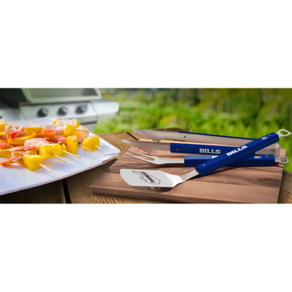 Set NFL 3 Pzas BBQ Spirit Series Bills