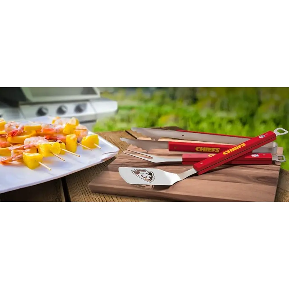 Set NFL 3 Pzas BBQ Spirit Series Chiefs