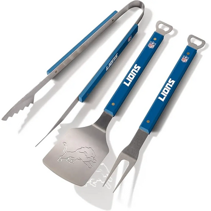 Set NFL 3 Pzas BBQ Spirit Series Lions