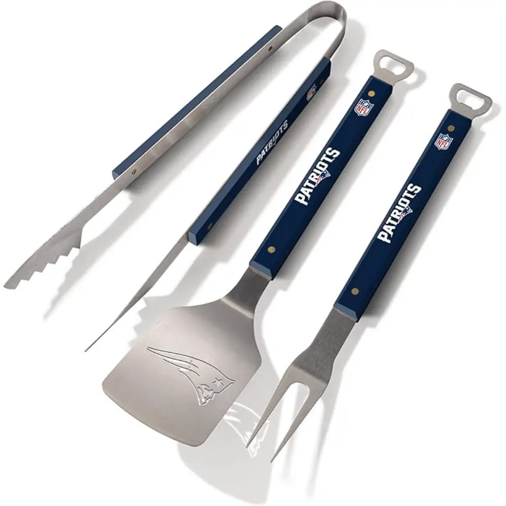 Set NFL 3 Pzas BBQ Spirit Series Patriots