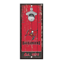 Letrero Madera Con Destapador Wincraft NFL Buccaneers
