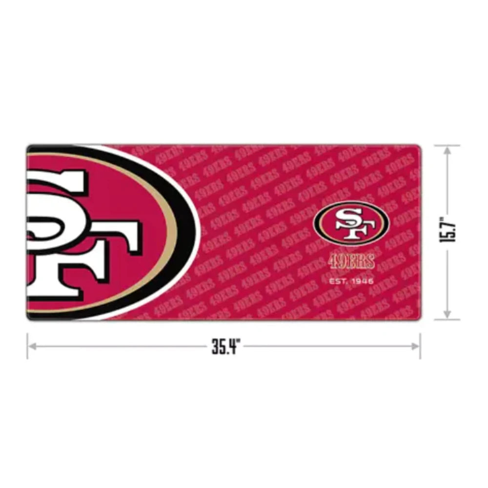 Tapete YouTheFan NFL Desk Pad Logo 49Ers