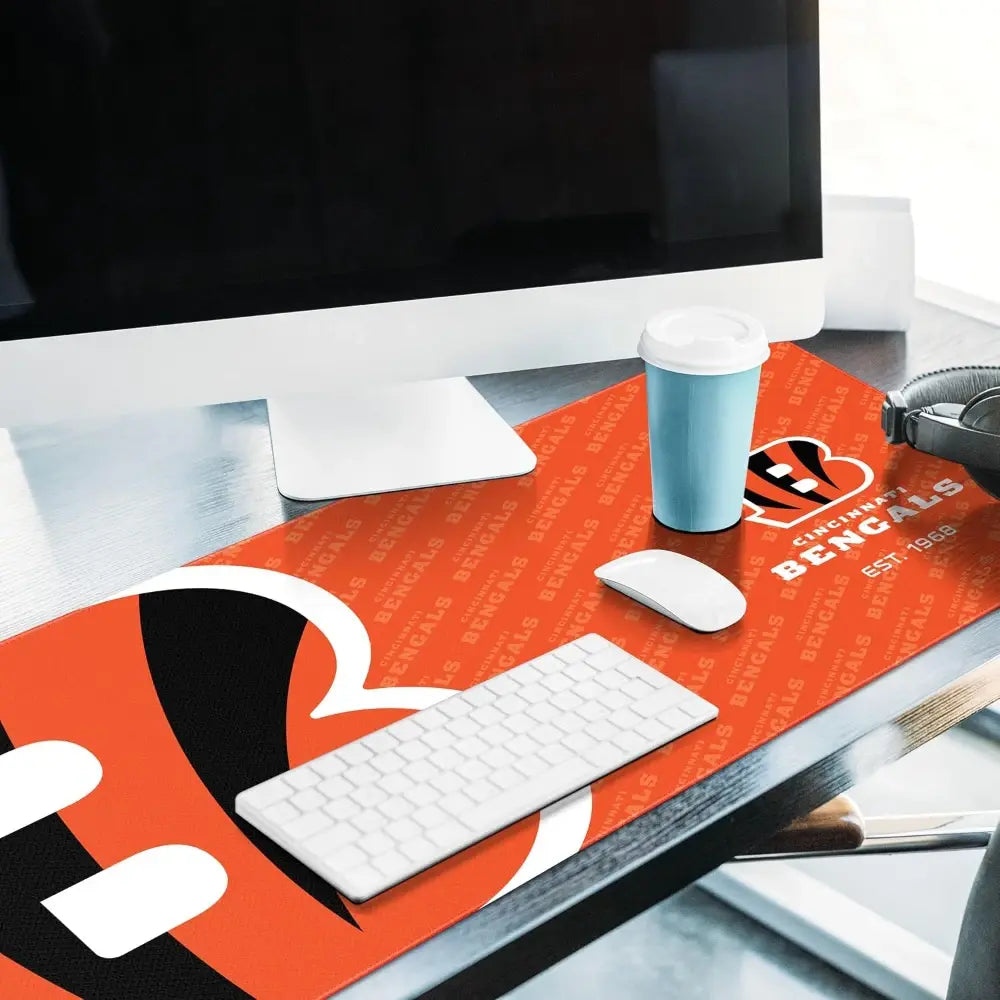 Tapete You The Fan NFL Desk Pad Logo Bengals