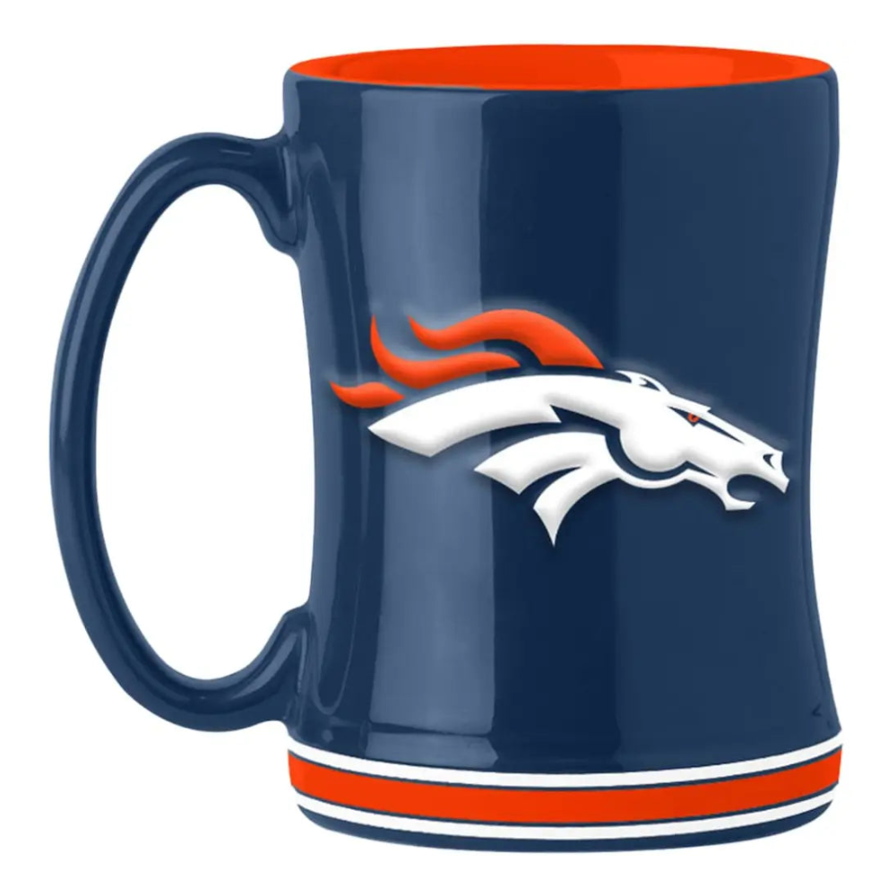 Taza NFL Relief Denver Broncos 14 Oz