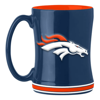 Taza NFL Relief Denver Broncos 14 Oz