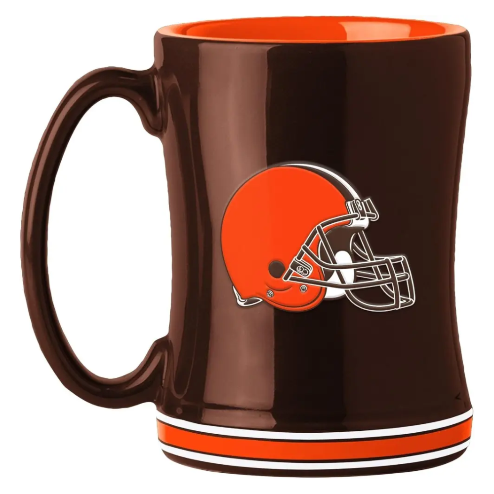 Taza NFL Relief Cleveland Browns 14 Oz