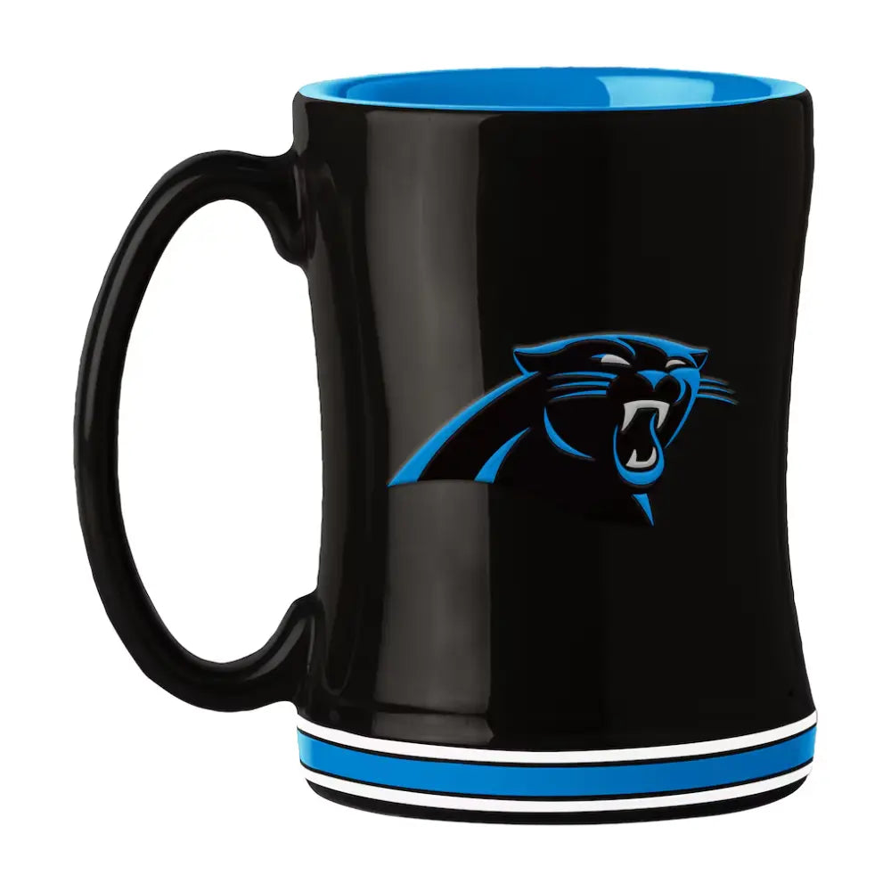 Taza NFL Relief Carolina Panthers 14 Oz