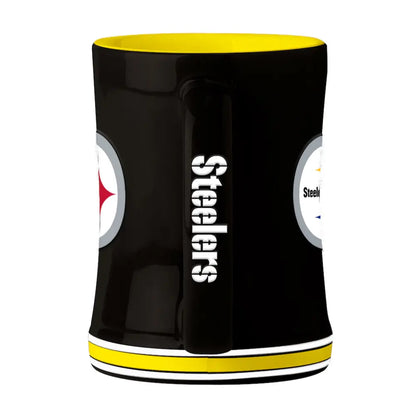 Taza NFL Relief Pittsburgh Steelers 14 Oz