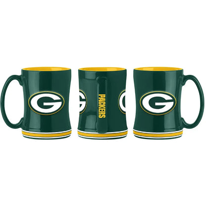 Taza NFL Relief Green Bay Packers 14 Oz