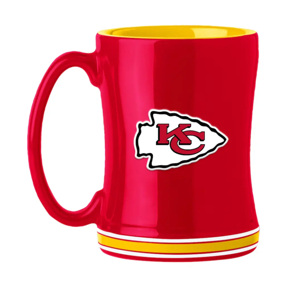 Taza NFL Relief Kansas City Chiefs 14 Oz