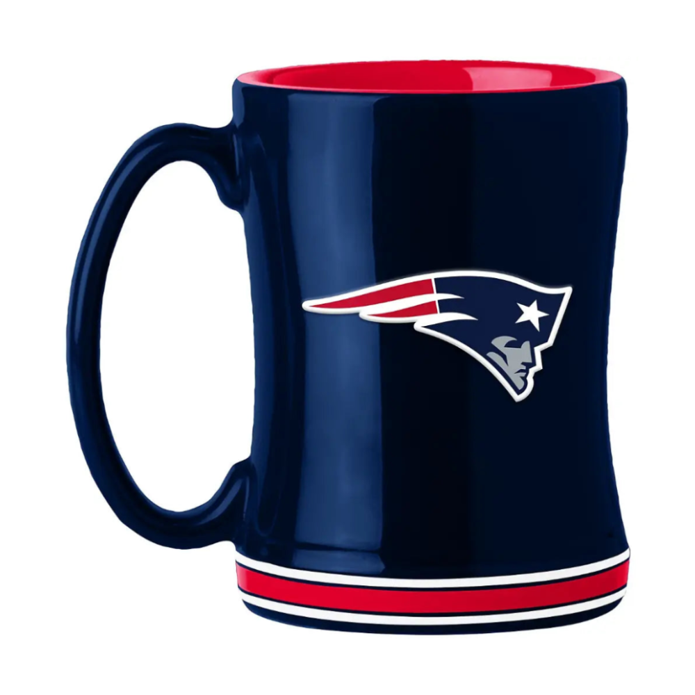 Taza NFL Relief New England Patriots 14 Oz