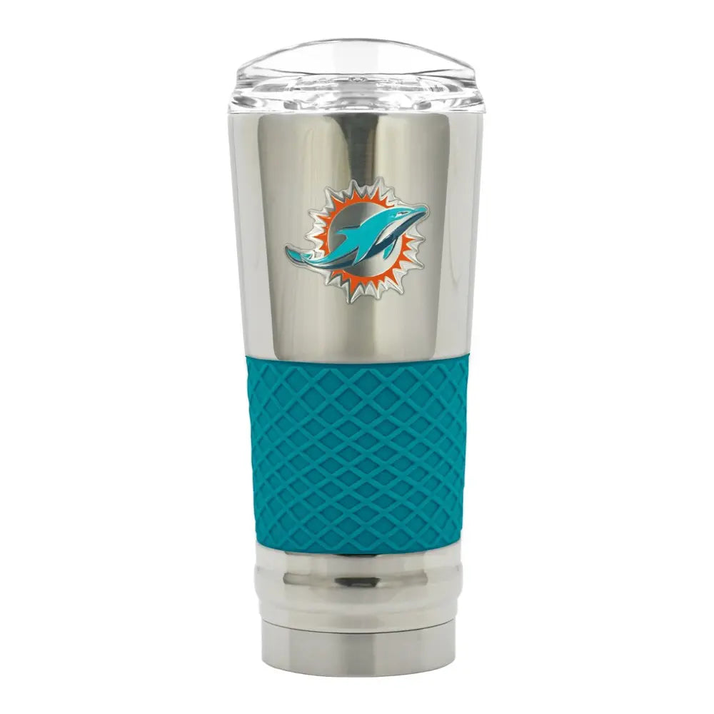 Termo NFL Chrome Draft Tumbler Dolphins 24 Oz