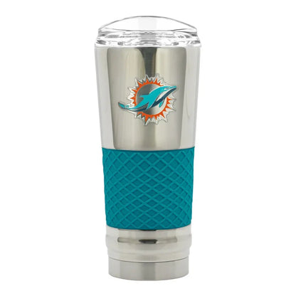 Termo NFL Chrome Draft Tumbler Dolphins 24 Oz