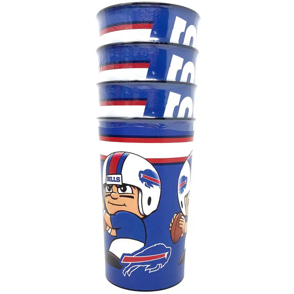 Vaso NFL Party Cup 4 Pack 22 Oz Bills