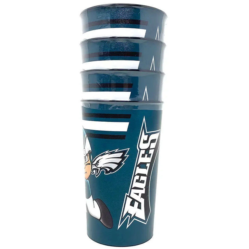 Vaso NFL Party Cup 4 Pack 22 Oz Eagles