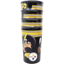 Vaso NFL Party Cup 4 Pack 22 Oz Steelers