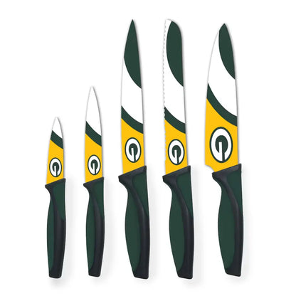 Juego Cuchillos NFL Set 5 Piezas Packers